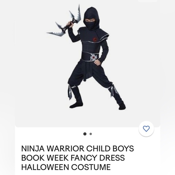 California Costumes Other - CALIFORNIA COSTUMES NINJA WARRIOR - NEW - LARGE CHILD COSTUME
